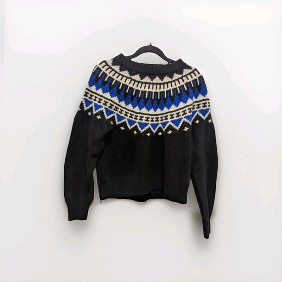 Polo Ralph Lauren Fair Isle Lambswool/Cashmere Blend Sweater Top Size Medium - Picture 2 of 11
